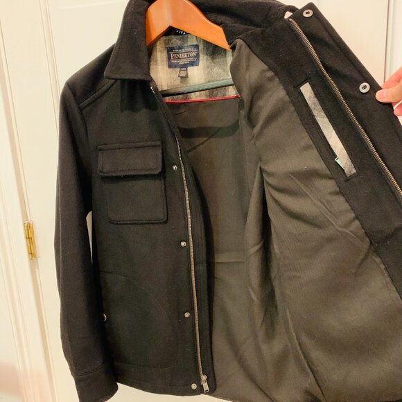 Men's Pendleton Wool Field Chore Jacket Coat Size Small - Picture 7 of 12